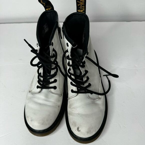 Dr. Martens white boots size 5 - Picture 4 of 8